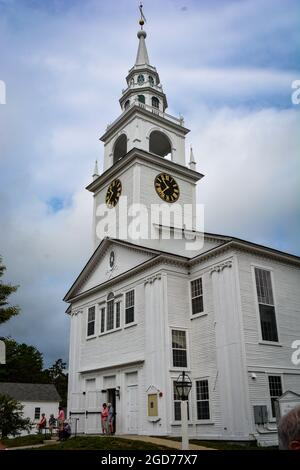 First Congregational Church in Hancock, New Hampshire Stockfoto