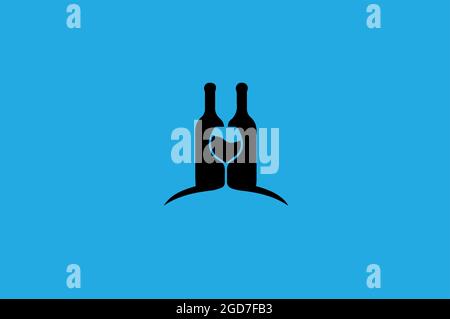 Alphabetisches Logo-Design Initiale Logo-Vektorgrafik für Unternehmen oder Marken Stock Vektor