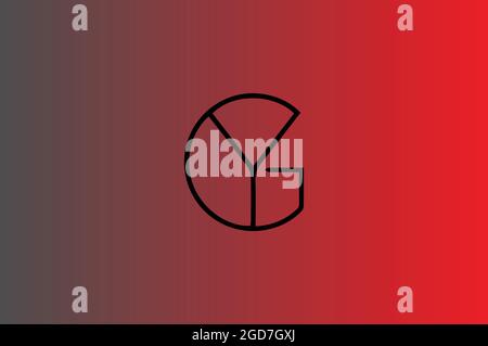 Alphabetisches Logo-Design Initiale Logo-Vektorgrafik für Unternehmen oder Marken Stock Vektor