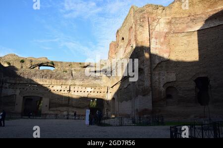 Thermae Antoninianae - Caracalla-Thermen in Rom, Italien Stockfoto