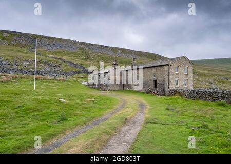 Hag Dyke liegt oberhalb von Kettlewell im Yorkshire Dales National Park, England Stockfoto