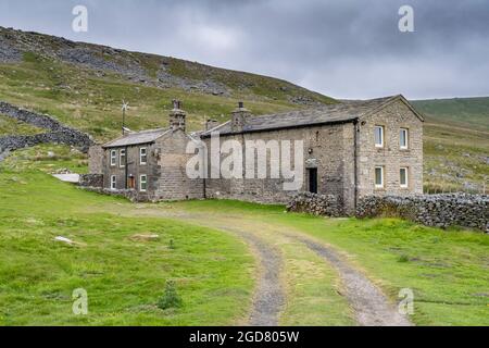 Hag Dyke liegt oberhalb von Kettlewell im Yorkshire Dales National Park, England Stockfoto