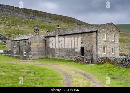 Hag Dyke liegt oberhalb von Kettlewell im Yorkshire Dales National Park, England Stockfoto