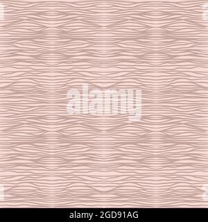 Nahtloses Muster mit handgezeichneten, glatten horizontalen Linien. Stock Vektor