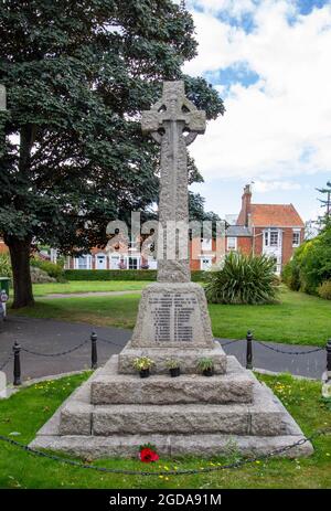 SOUTHWOLD, GROSSBRITANNIEN - 10. Aug 2016: Das Kriegsdenkmal in der St. Edmunds's Church, Southwold Stockfoto