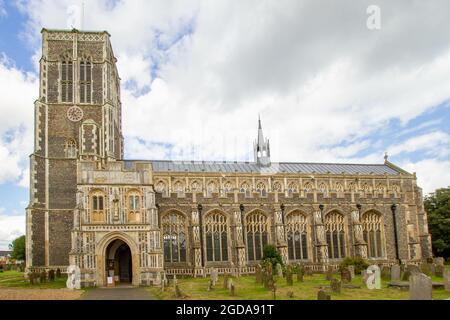 SOUTHWOLD, GROSSBRITANNIEN - 10. Aug 2016: Die St. Edmunds Church in Southwold Stockfoto