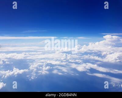 Wolken Luftansicht, isolieren Stockfoto