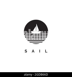 Segellogo Design Illustration Vektor Vorlage Stock Vektor