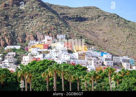 San Andres Hillside Village, Nr. Santa Cruz de Teneriffa, Teneriffa, Kanarische Inseln, Spanien Stockfoto