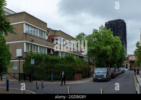 Grenfell Turm Stockfoto