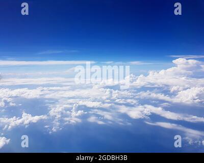 Wolken Luftansicht, isolieren Stockfoto
