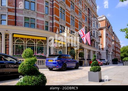 The Connaught Hotel, Carlos Place, London W1, Großbritannien Stockfoto