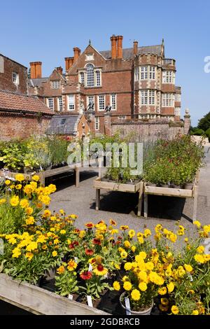 Burton Agnes Hall, ein elisabethisches Herrenhaus aus dem 17. Jahrhundert, erbaut im 16. Jahrhundert, East Yorkshire England Stockfoto