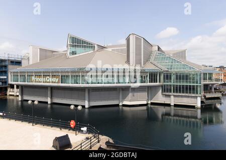 Moderne Architektur Großbritannien; Princes Quay Hull, ein modernes Einkaufszentrum im Stadtzentrum, Kingston upon Hull, Yorkshire Großbritannien Stockfoto