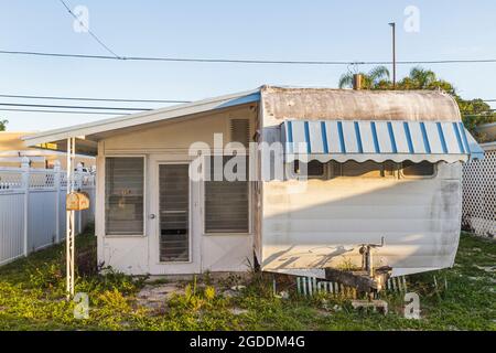 Florida Saint St. Petersburg Largo Belleair Village Motel Trailer Home Park, Stockfoto