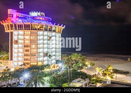 Florida St. Saint Pete Petersburg Beach, Hotelnacht Grand Plaza Hotel Beachfront Resort & Conference Center, Stockfoto