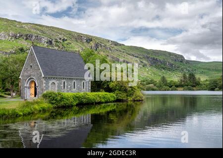 Ballingeary, Irland - 11. Juli 2021: Die kleine Kirche im Oratorium von St. Finbarr Stockfoto