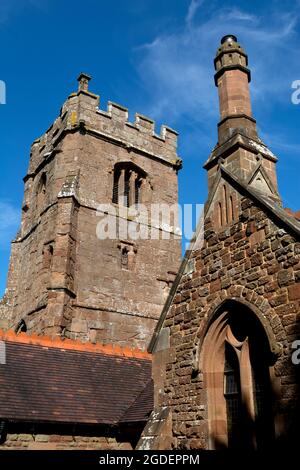 St. John the Baptist Church, Wappenbury, Warwickshire, England, Großbritannien Stockfoto