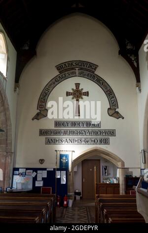 Kirche St. Esprit, Marton, Warwickshire, England, Vereinigtes Königreich Stockfoto