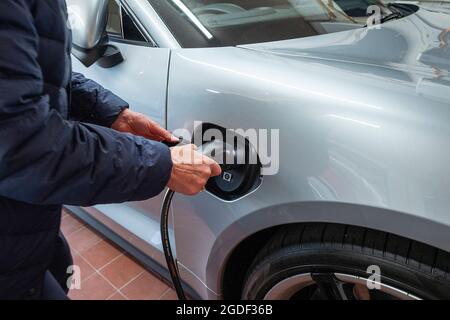 Porsche Taycan EV Stockfoto