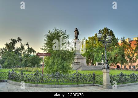 Warschau, Nowy Swiat Street, HDR-Bild Stockfoto