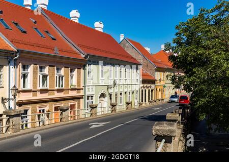 Straße in Novi Sad. Serbien Stockfoto