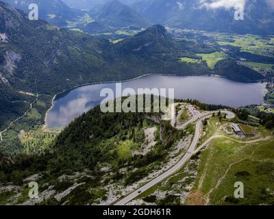 Altaussee in Österreich - Luftbild Stockfoto