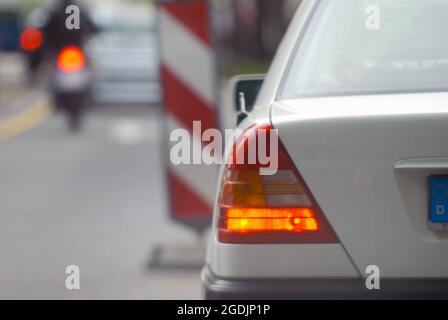 Ampel eines Autos, Deutschland Stockfoto