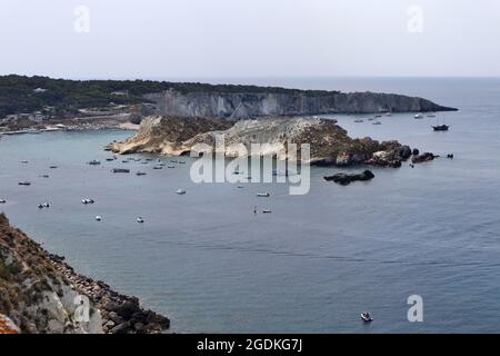 Isole Tremiti - Isola del Cretaccio da Via Cimitero Stockfoto