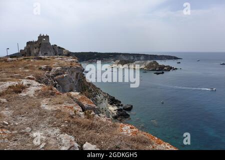 Isole Tremiti - Scorcio panoramico da Via Cimitero Stockfoto