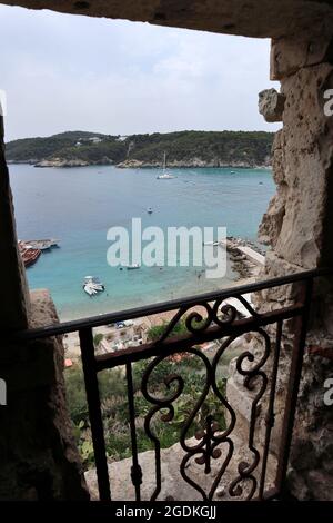 Isole Tremiti - Scorcio panoramico dal borgo fortificato Stockfoto