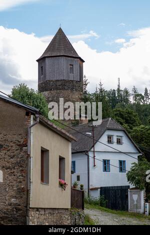 Nassfeld Speicher See neben Großglockner Hochalpenstraße in hohe Stockfoto