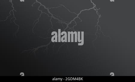 Blitzfunken auf abstraktem Hintergrund in schwarzer Nacht Stockfoto