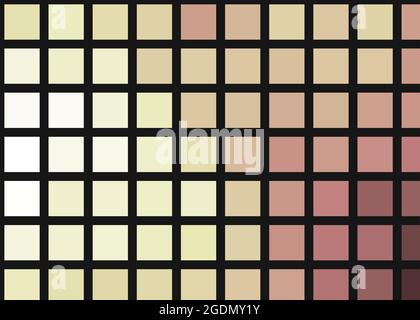 Abstrakte geometrische Farbpixel generative Kunstdarstellung Stock Vektor