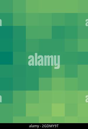 Abstrakte geometrische Farbpixel generative Kunstdarstellung Stock Vektor