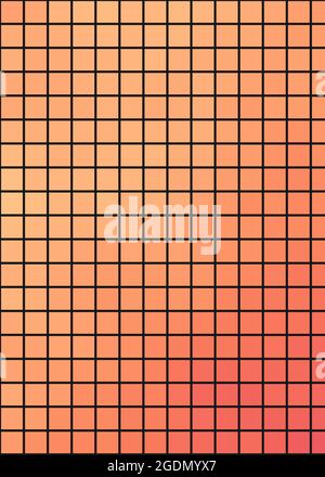 Abstrakte geometrische Farbpixel generative Kunstdarstellung Stock Vektor