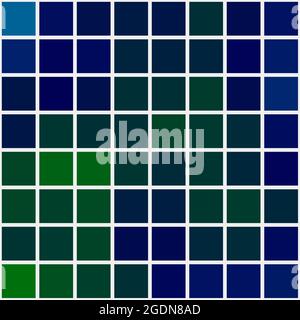 Abstrakte geometrische Farbpixel generative Kunstdarstellung Stock Vektor