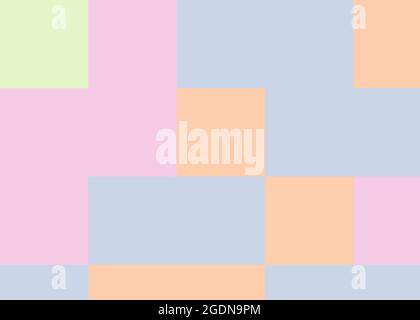 Abstrakte geometrische Farbpixel generative Kunstdarstellung Stock Vektor