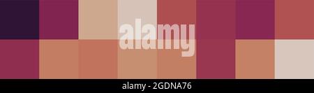 Abstrakte geometrische Farbpixel generative Kunstdarstellung Stock Vektor