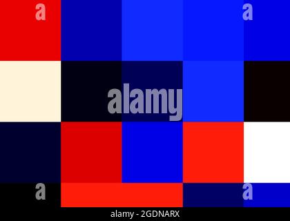 Abstrakte geometrische Farbpixel generative Kunstdarstellung Stock Vektor