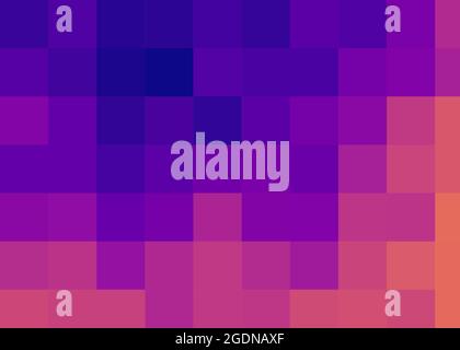 Abstrakte geometrische Farbpixel generative Kunstdarstellung Stock Vektor
