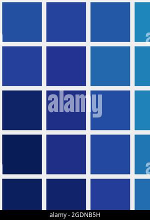 Abstrakte geometrische Farbpixel generative Kunstdarstellung Stock Vektor