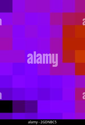 Abstrakte geometrische Farbpixel generative Kunstdarstellung Stock Vektor