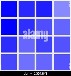 Abstrakte geometrische Farbpixel generative Kunstdarstellung Stock Vektor