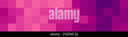 Abstrakte geometrische Farbpixel generative Kunstdarstellung Stock Vektor