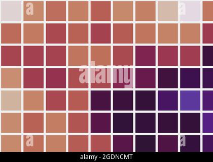 Abstrakte geometrische Farbpixel generative Kunstdarstellung Stock Vektor