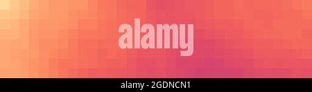 Abstrakte geometrische Farbpixel generative Kunstdarstellung Stock Vektor