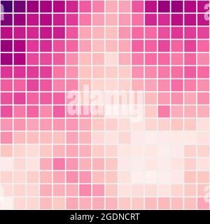 Abstrakte geometrische Farbpixel generative Kunstdarstellung Stock Vektor