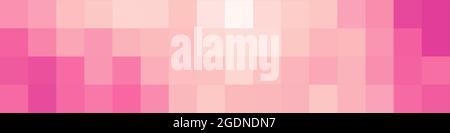 Abstrakte geometrische Farbpixel generative Kunstdarstellung Stock Vektor