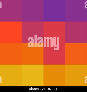 Abstrakte geometrische Farbpixel generative Kunstdarstellung Stock Vektor